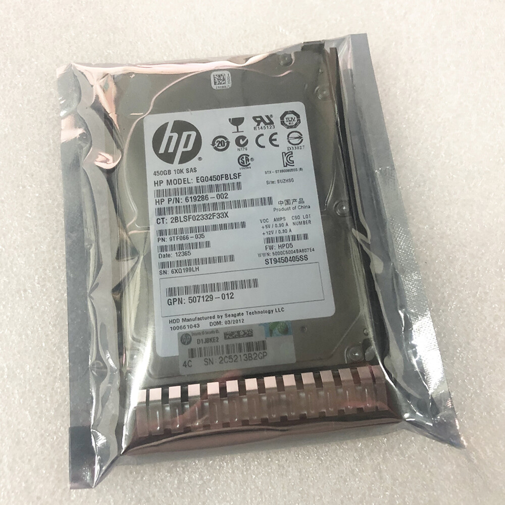 Compatible HPE 652572-B21 653956-001 450GB 10K 2.5" 6G SAS DUAL PORT SC ENT HDD