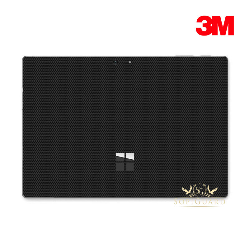 SopiGuard 3M Avery Carbon Fiber Skin Rear and Side Panel Microsoft Surface Pro 7
