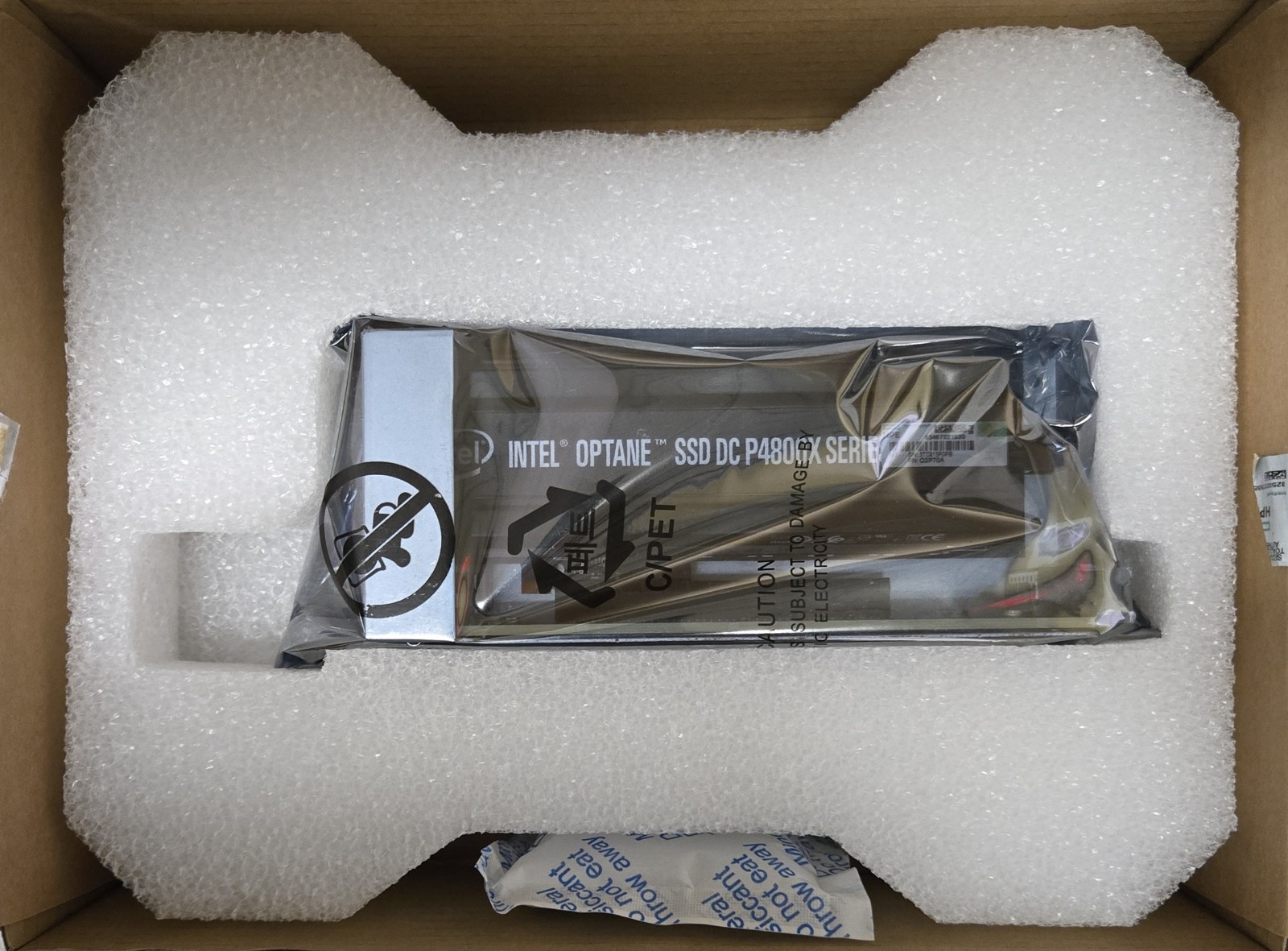 NEW HPE 3Par Intel P4800X Optane 750GB PCI-E NVMe HHHL SSD AIC