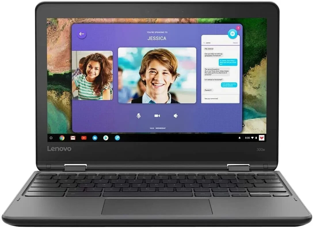 Lenovo 300e Touchscreen Chromebook 11.6" 4GB 32gb SSD  WORKS GOOD