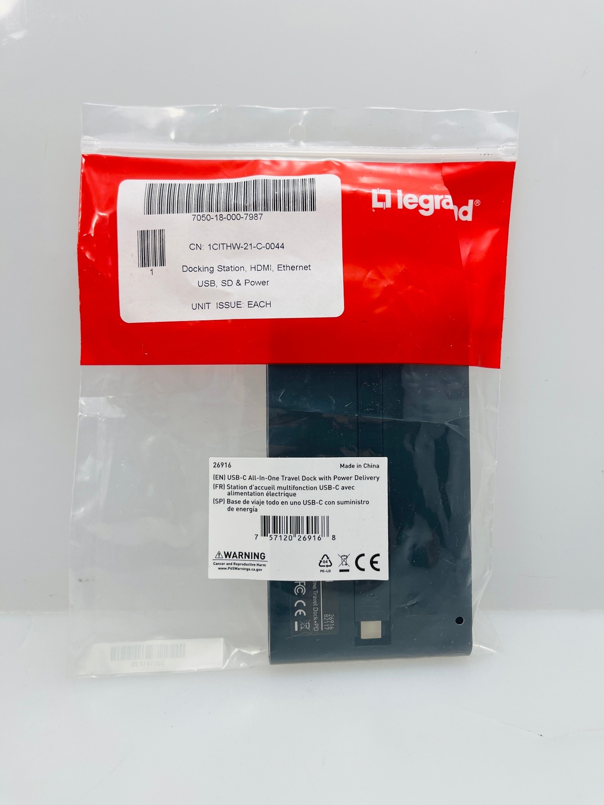 Legrand 9 in 1 Compact USB-C Port 26916