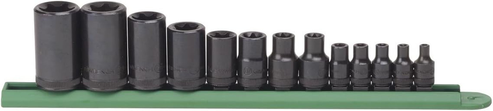 13 Pc. 1/4", 3/8" & 1/2" Drive External Torx Socket Set - 80583