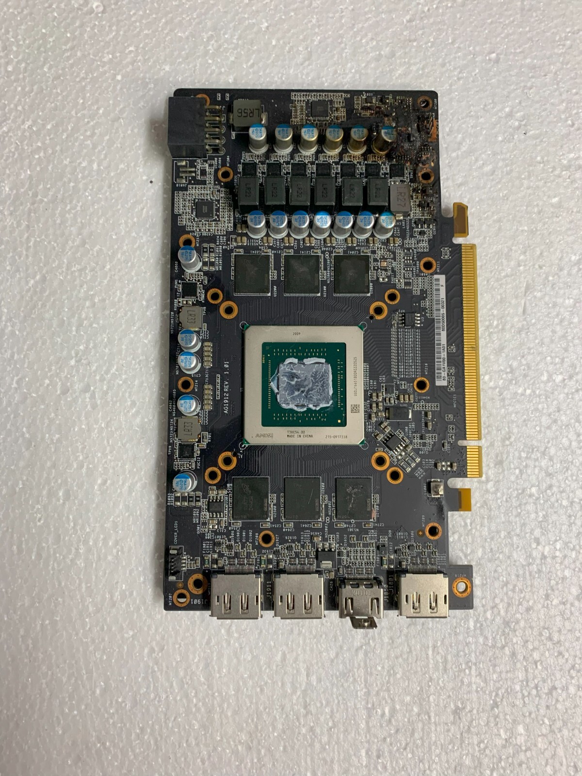 FOR PART ASRock RADEON RX 5600 XT 6GB Phantom Gaming D3 OC BROKEN BOARD.