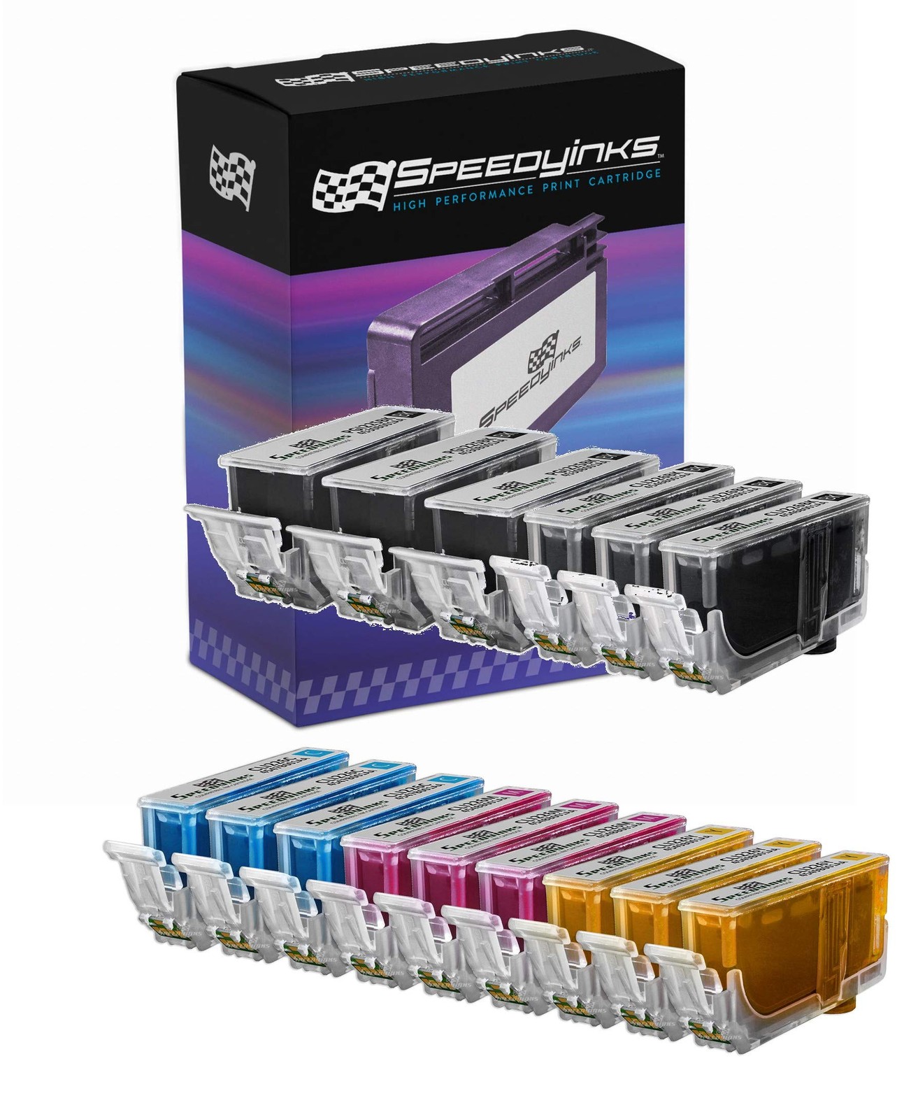 15set PGI225 CLI226 for Canon BLACK COLOR Ink Cartridge PIXMA MG6120 MG6220 8120