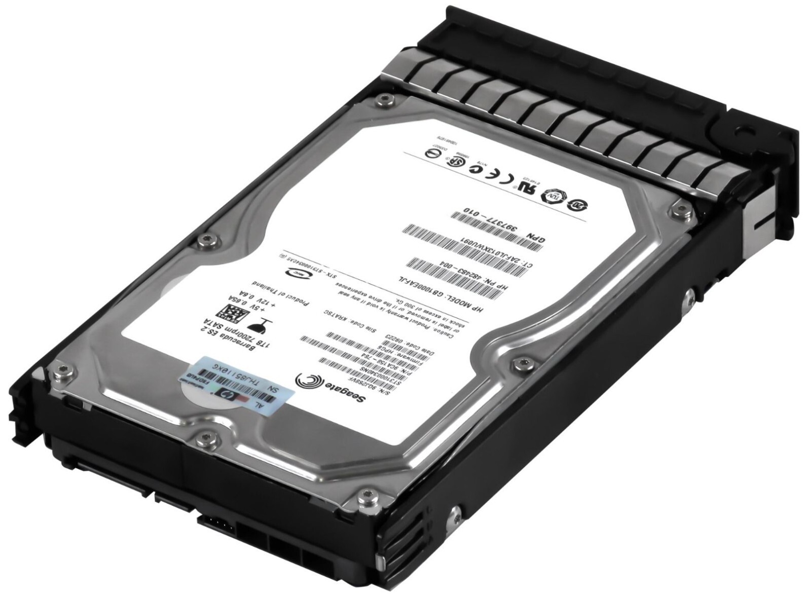 HARD DRIVE HP GB1000EAFJL 482483-004 1TB SATA II 7.2K 32MB 3.5''