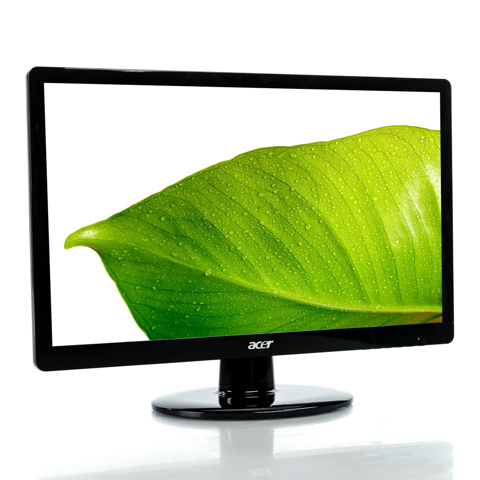 Acer S200HL 20" LCD Monitor 1600x900 LED VGA DVI Used Tested VGA to HDMI adapter