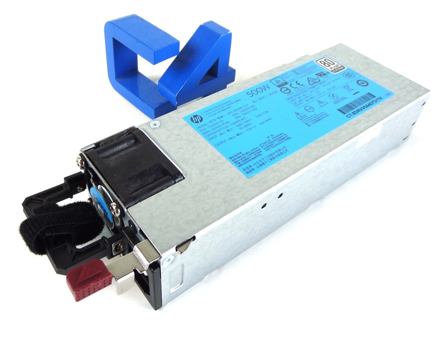 HP 723594-001 500W FLEX SLOT PLATINUM HOT PLUG PS - 720478-B21, 754377-001