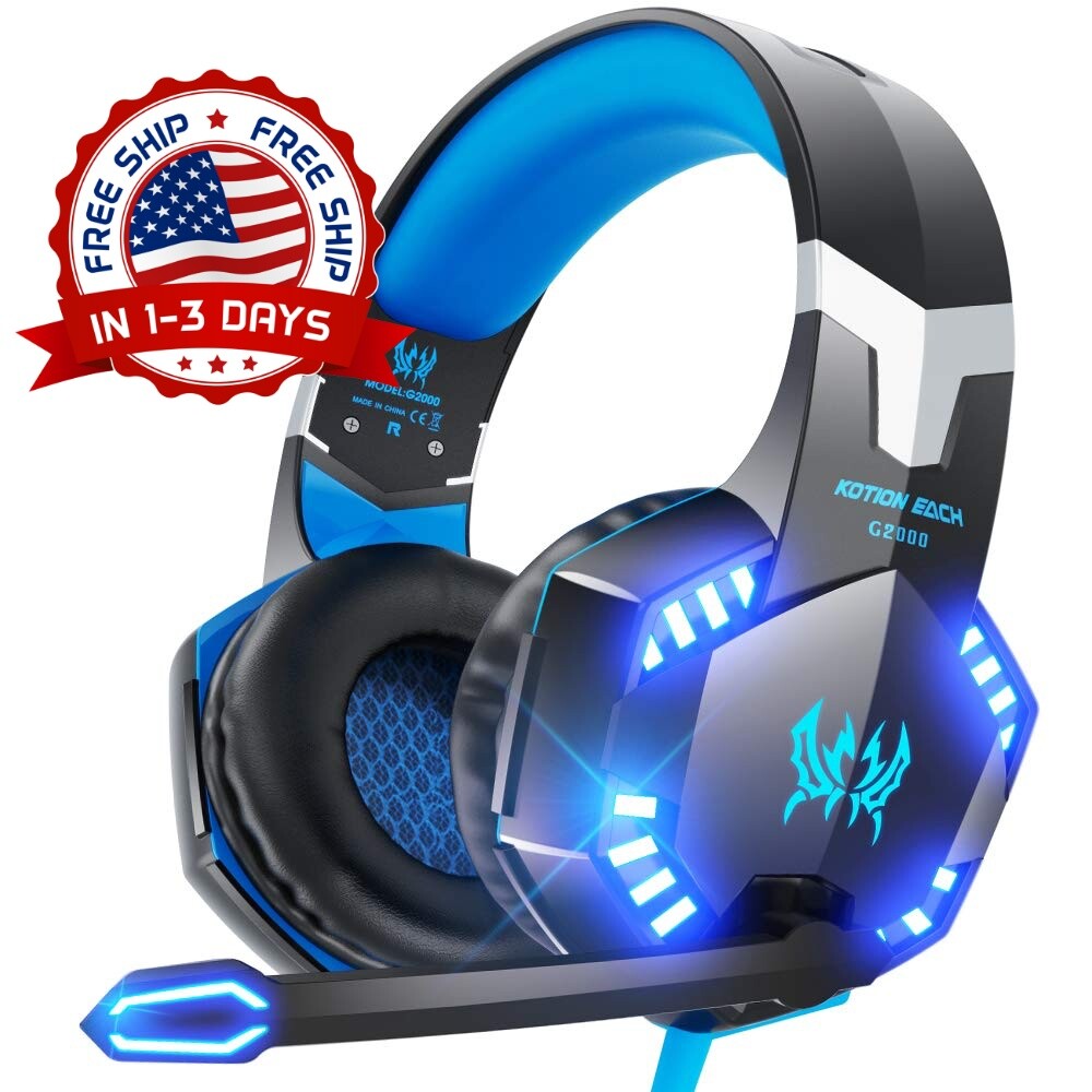Audifonos Gaming Cascos Gamer Auriculares Gaming Para PC Xbox One 360 PS4 PS5