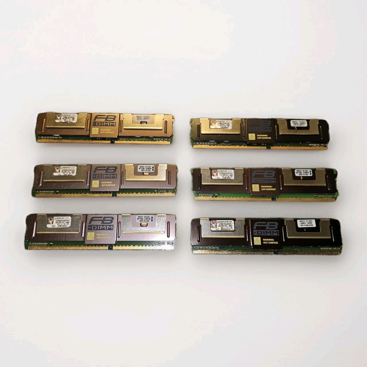 16GB RAM DDR2 PC2-6400F Kingston FBDimm Server Memory