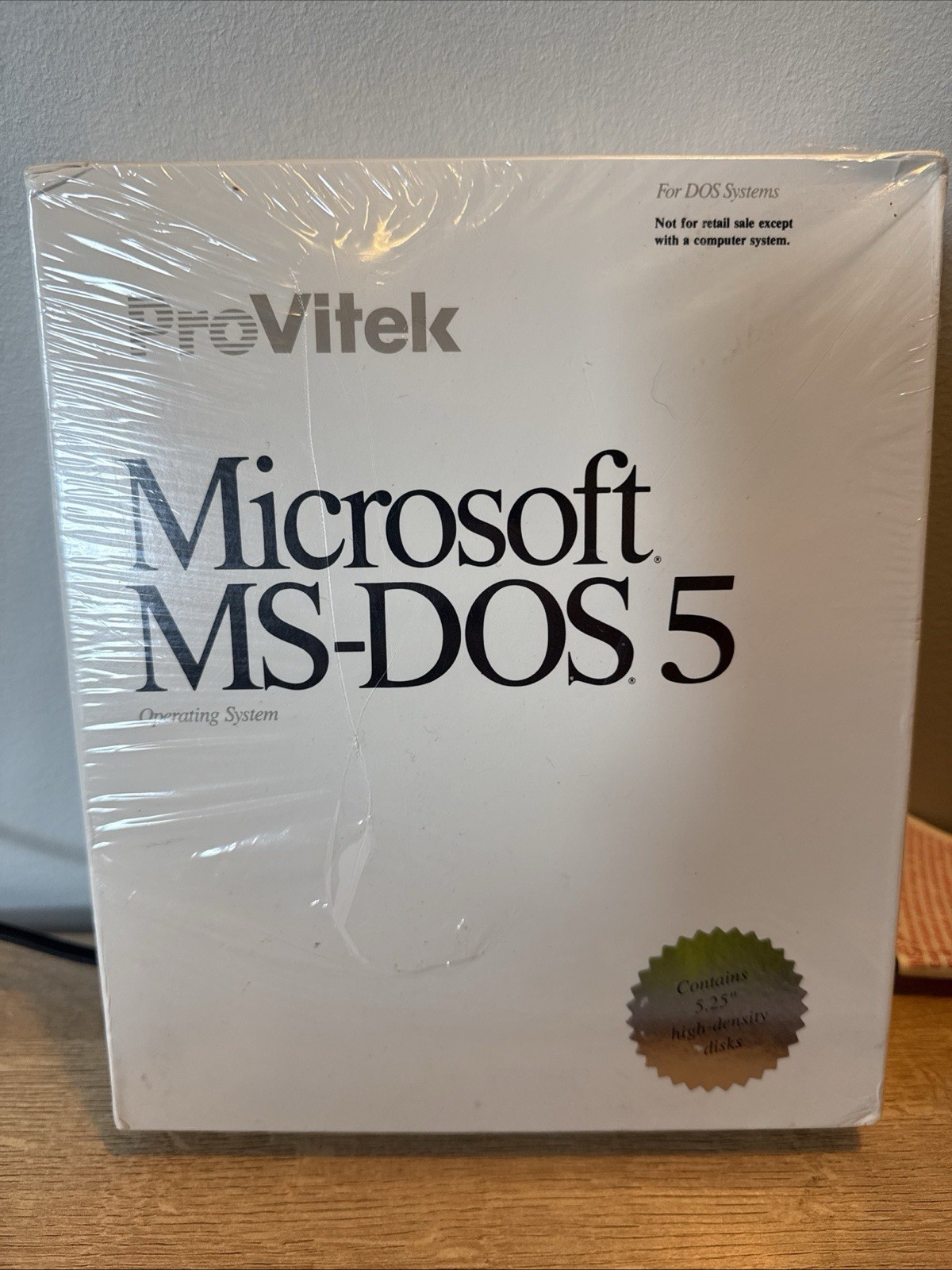 VTG Provided Microsoft MS-DOS.5 For DOS Operating Systems-New Sealed