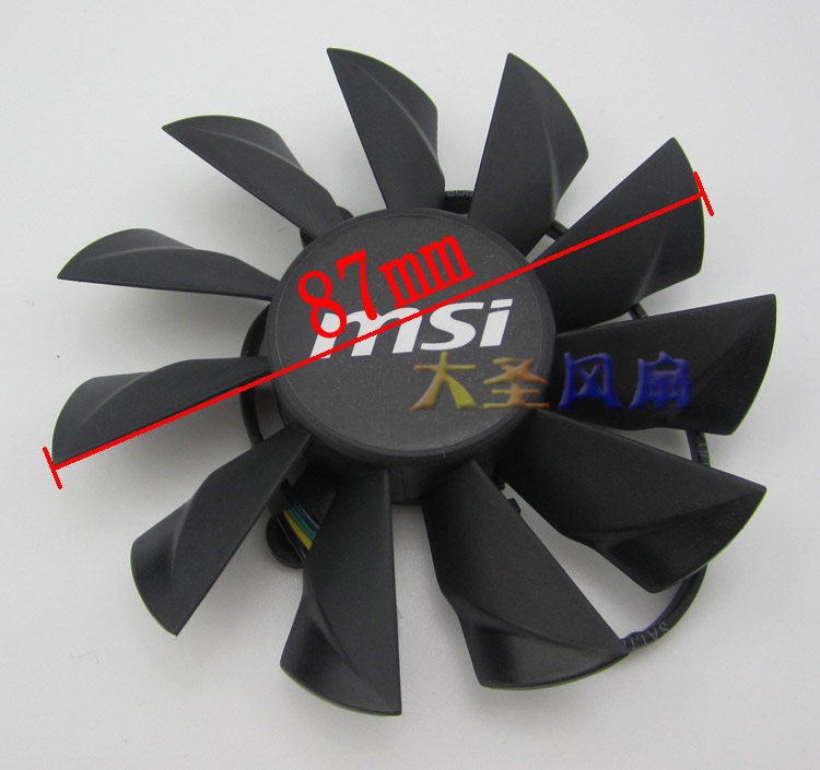 New For MSI PLA09215B12H N560 570 580GTX HD6870 Graphics Card Fan