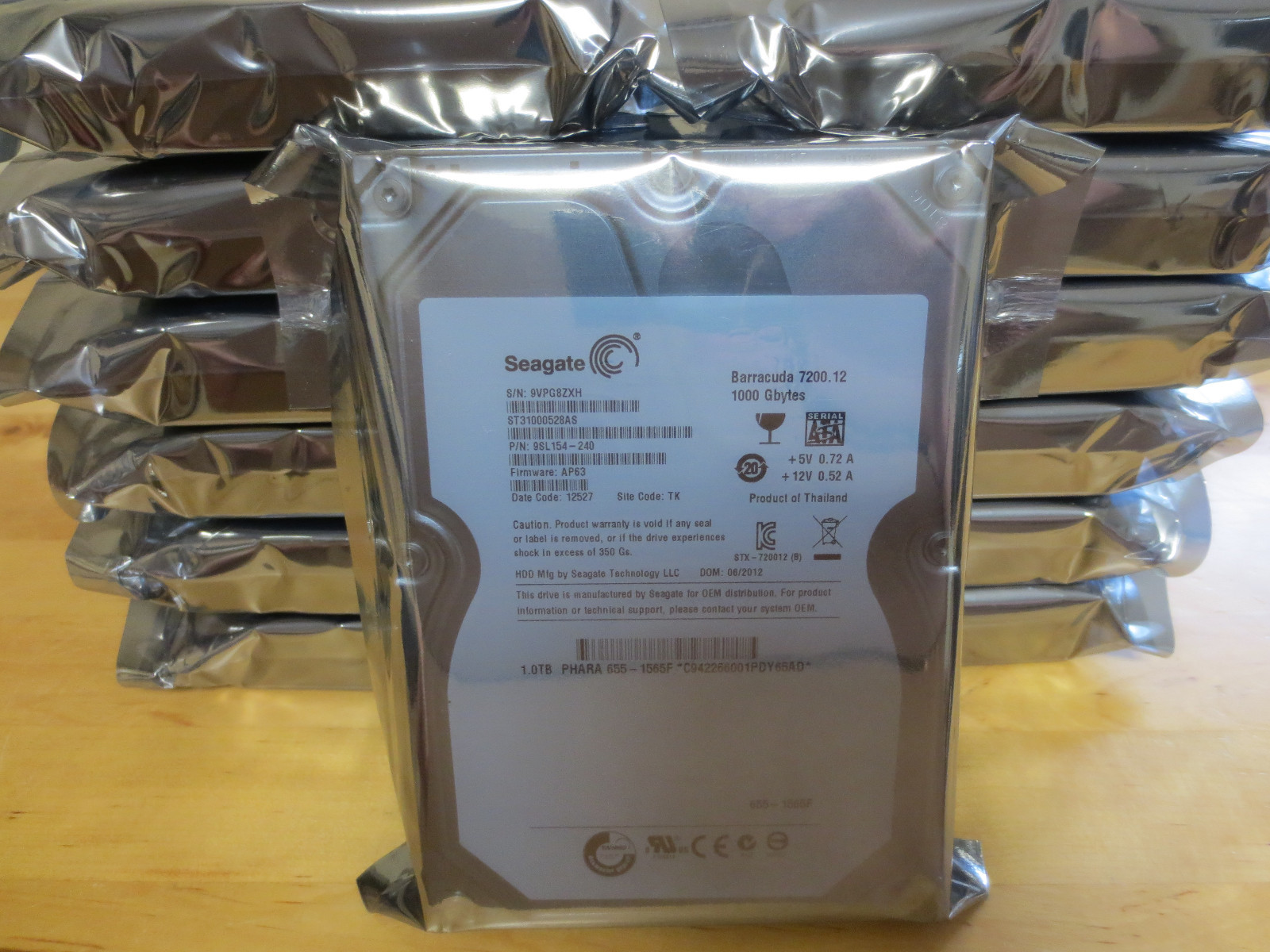 Seagate ST31000528AS Apple#655-1565F 1000gb 3.5" Sata HDD