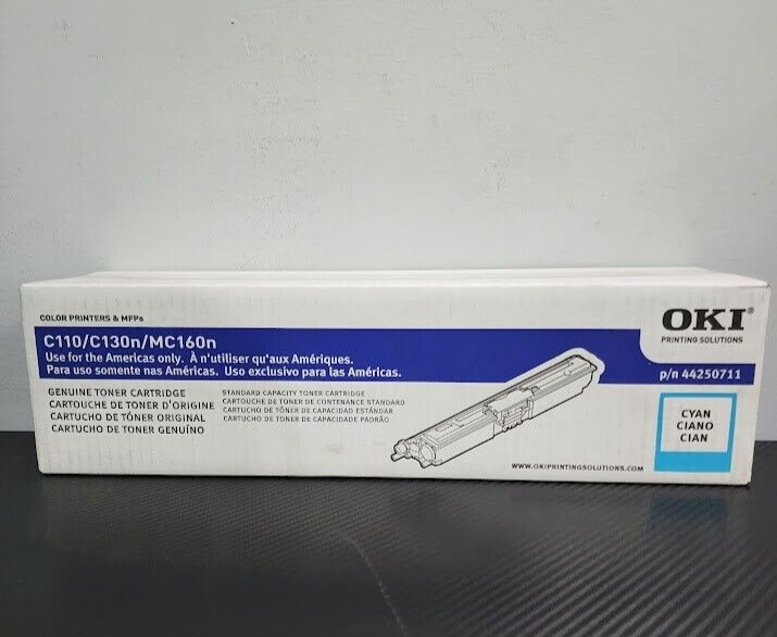 OKI 44250711 Original OKI Standard Capacity Laser Toner Cartridge Cyan