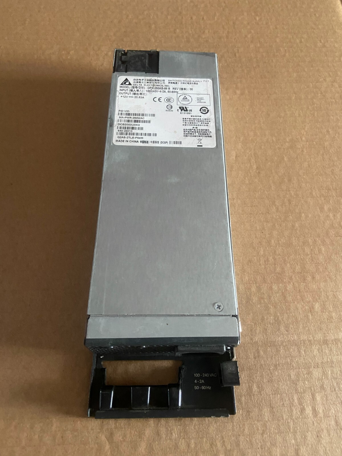 1pcs Cisco MA-PWR-250WAC 250W Power Supply