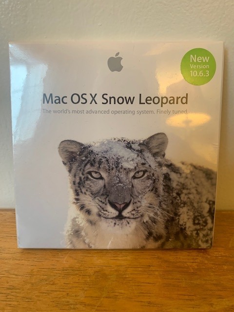 New Factory Sealed Apple Mac OS X Snow Leopard 10.6.3 Retail MC573Z/A