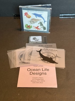Ocean Life Designs Embroidery Card JEC4006 Memory Card Brother Sewing