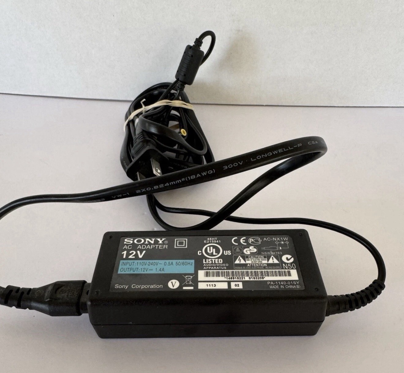 Genuine Original Sony AC-NX1W AC Power Adapter for SMP-N100 SMP-N200 