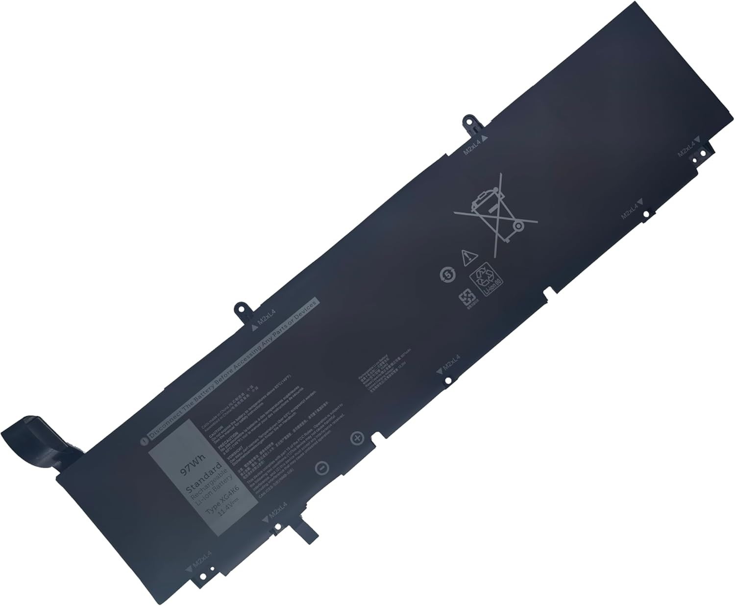 XG4K6 Battery for Dell XPS 17 9700 9710 9720 9730 01RR3 F8CPG -11.4V 97Wh