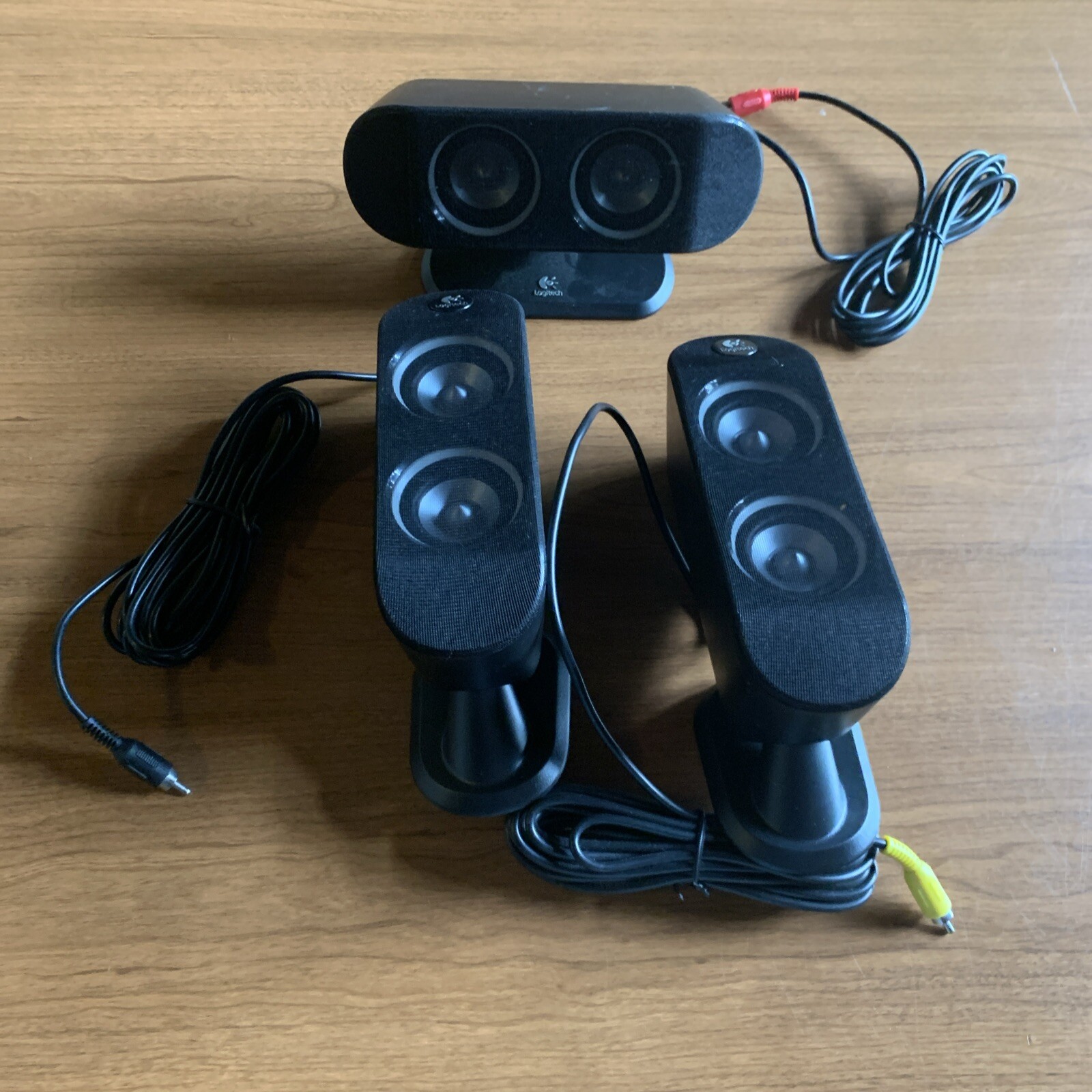 Logitech X-530 Replacement 3 Speaker Lot Set (Wallhanging)