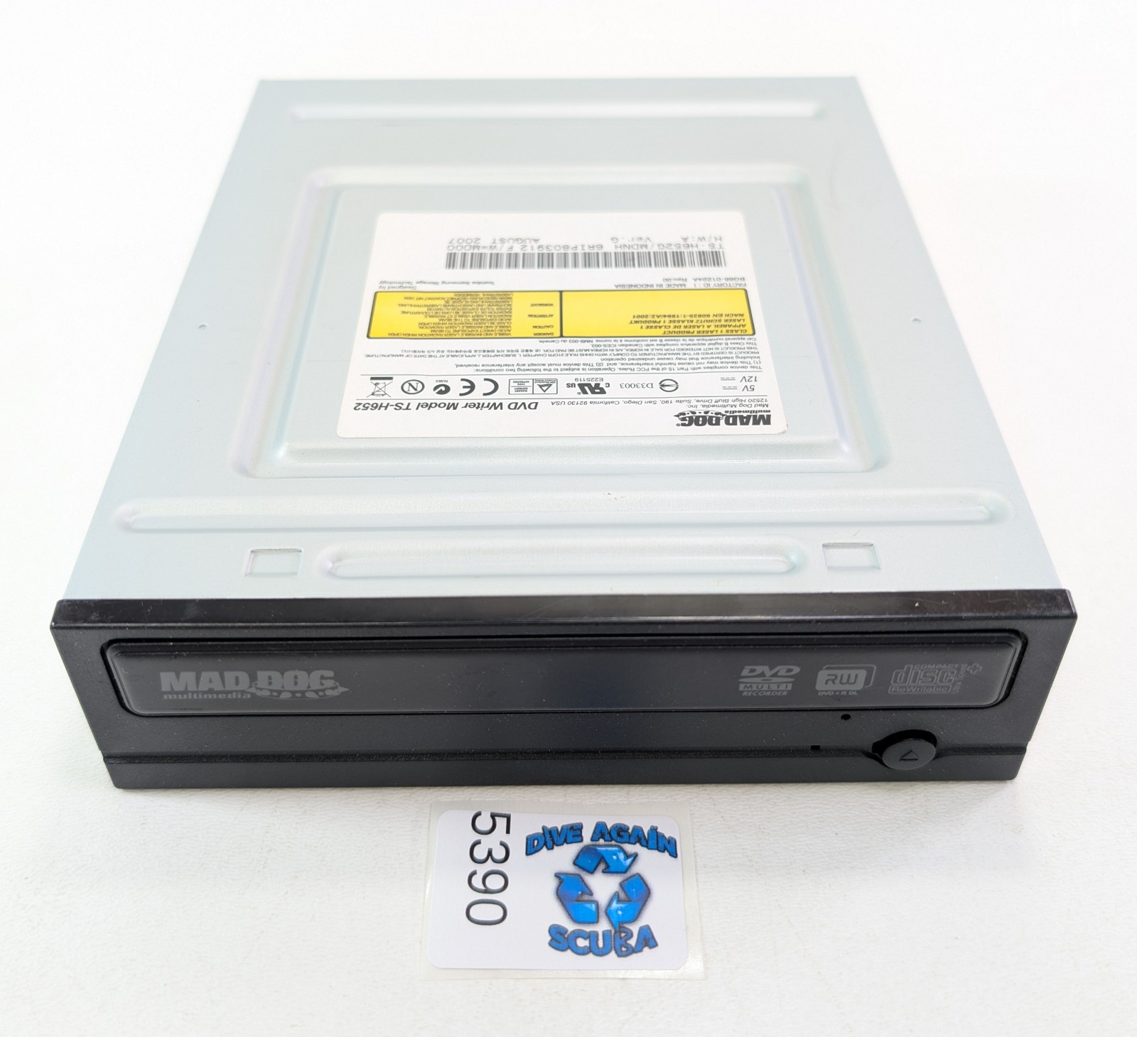 Mad Dog Toshiba Samsung DVD Writer TS-H652 IDE TS-H652G