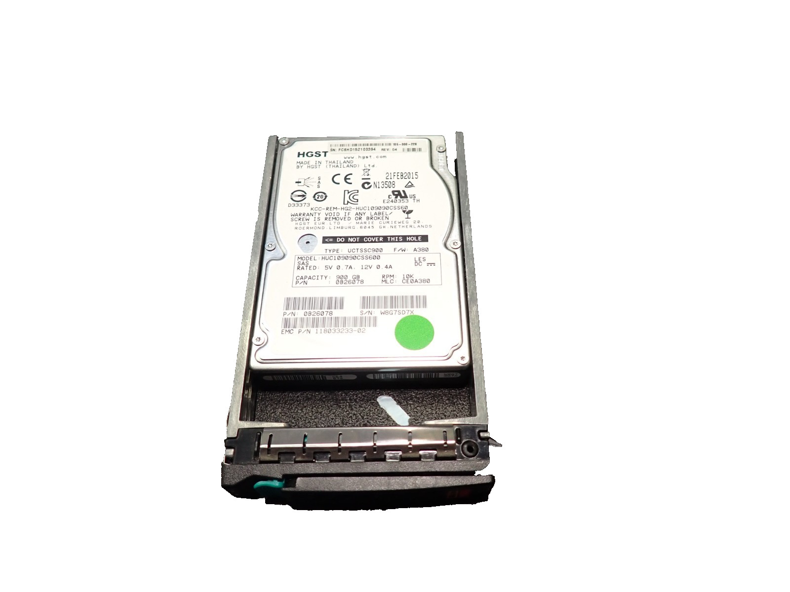 HGST HUC109090CSS600 900GB 10K SFF 6Gb/s SAS HDD Internal Hard Disk Drives