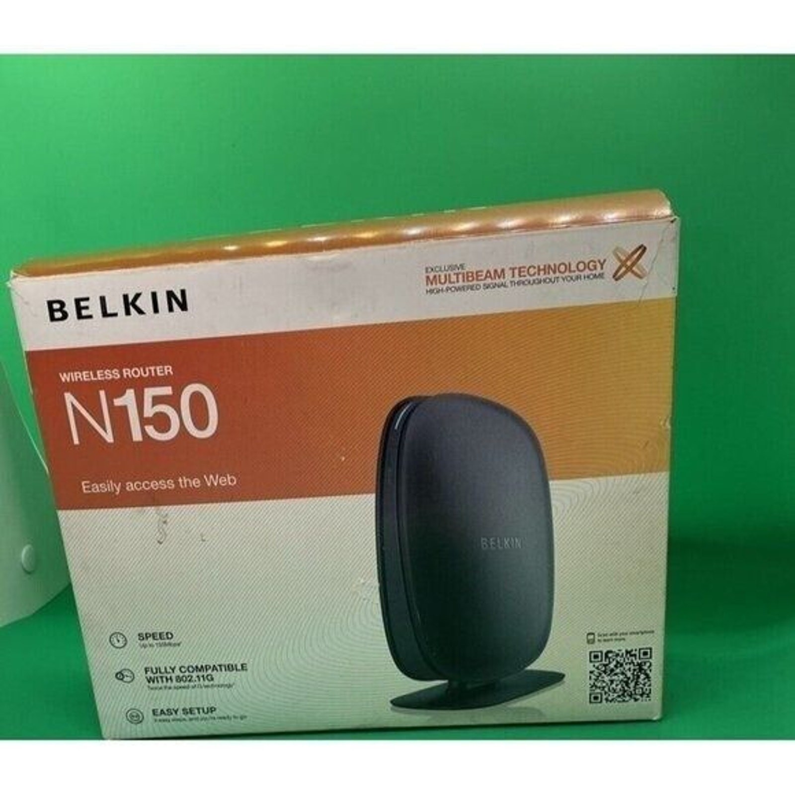 Belkin N150 150 Mbps 4-Port Wireless Wi-Fi Router (F9K1001)PARTS ONLY