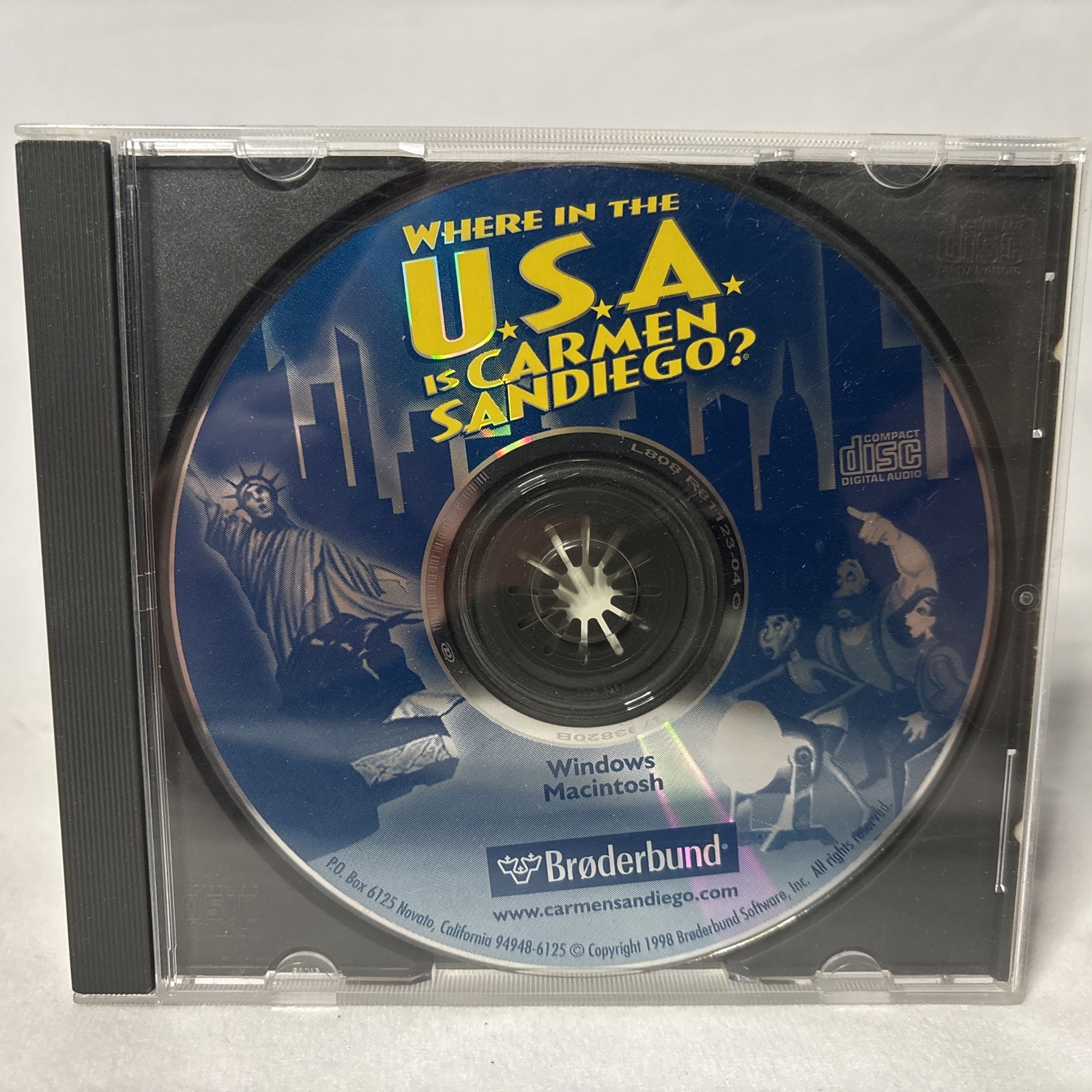 Where in the USA is Carmen Sandiego? (PC/Mac) Windows 3.1/95 - Macintosh