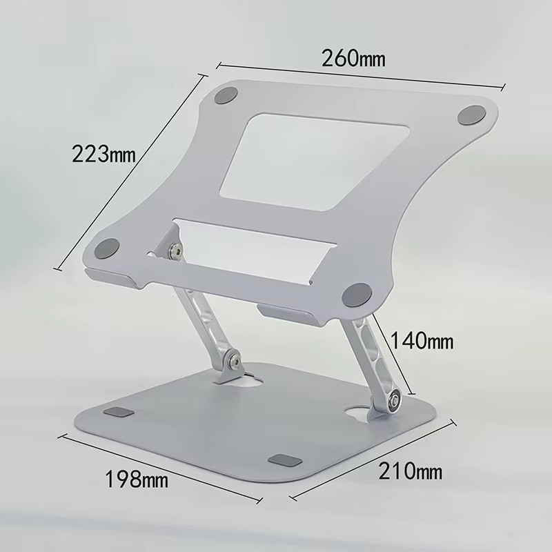 Laptop Stand Adjustable Carbon Steel Notebook Tablet Stand up to 17 Inch Macbook