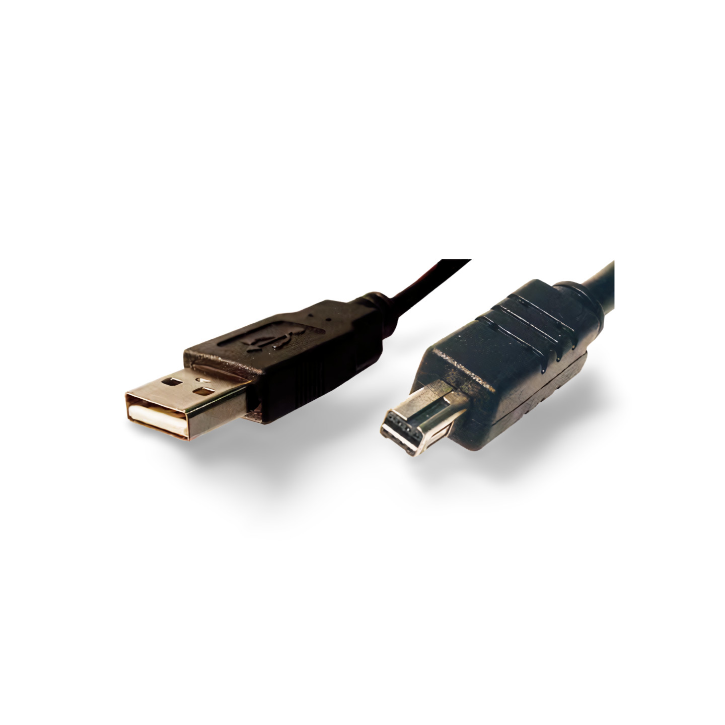 6ft Konica Minolta Dimage USB-500 Camera Cable 4 Pin - Black