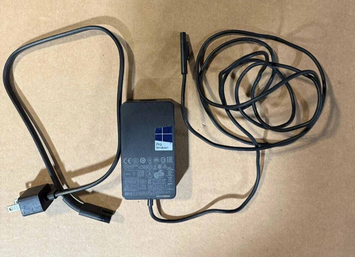 OEM Geniune 36W Surface AC Adapter Charger Microsoft Pro 3 Pro 4 Power Cord 1625