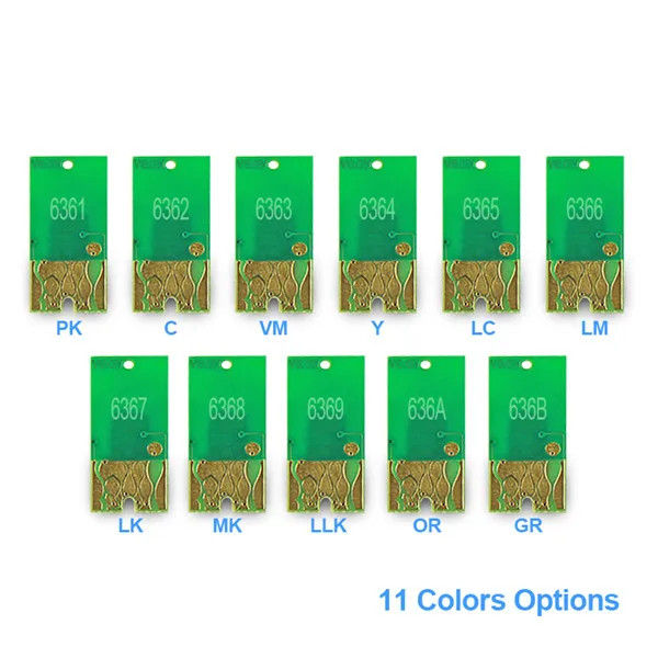 11*700ml Reset Cartridge Chip for Epson Stylus Pro 9900 7890 9890 7900 WT7900