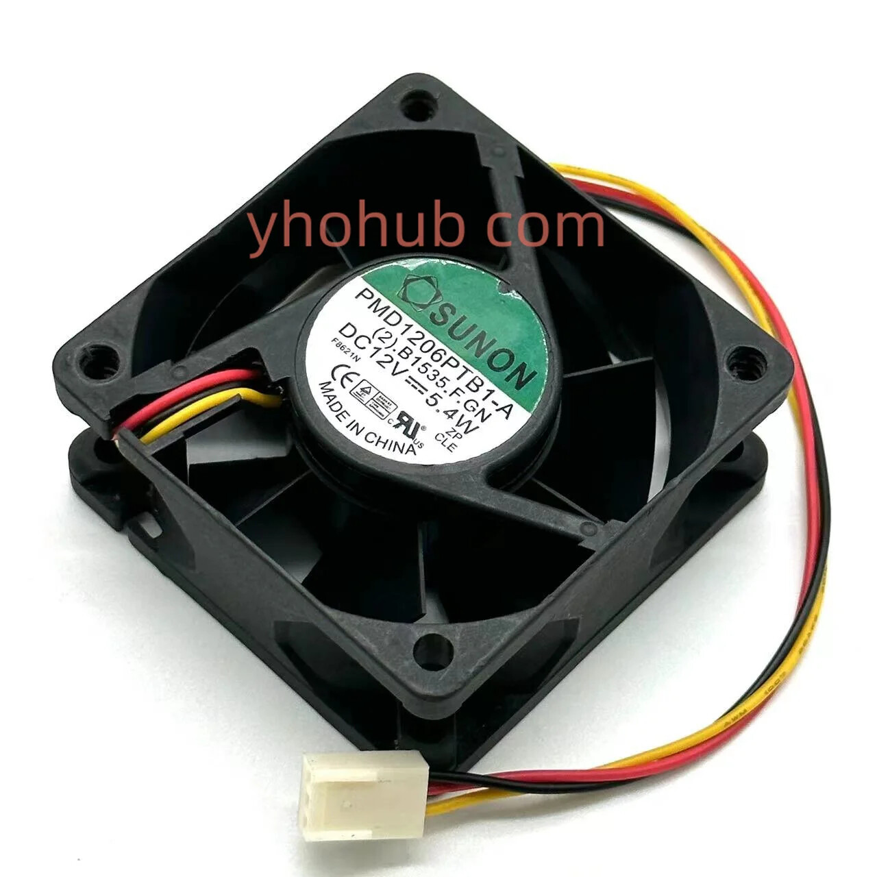 SUNON PMD1206PTB1-A (2).B1535.F.GN DC 12V 5.4W 60x60x25mm Server Cooling Fan