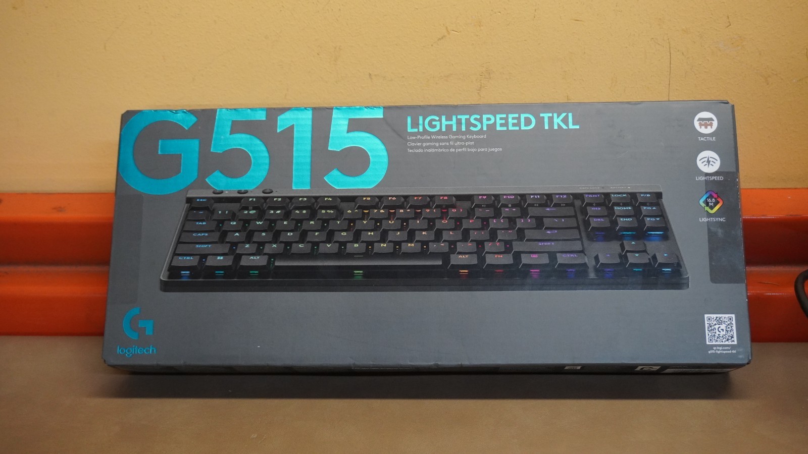 Logitech G515 LIGHTSPEED TKL Wireless Gaming Keyboard RGB Bluetooth Black