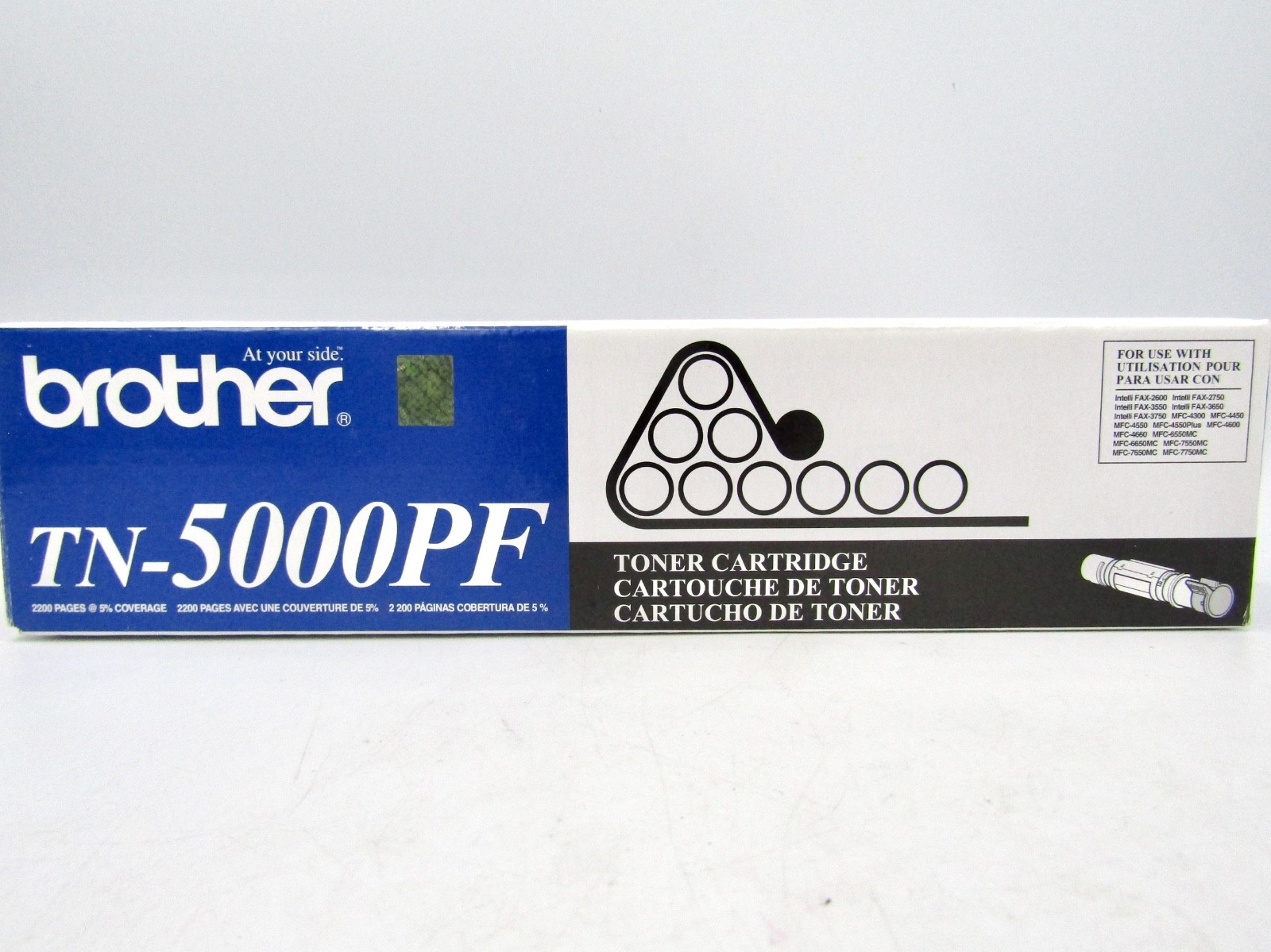 Brother TN-5000PF Black Toner Cartridge New in Sealed Box