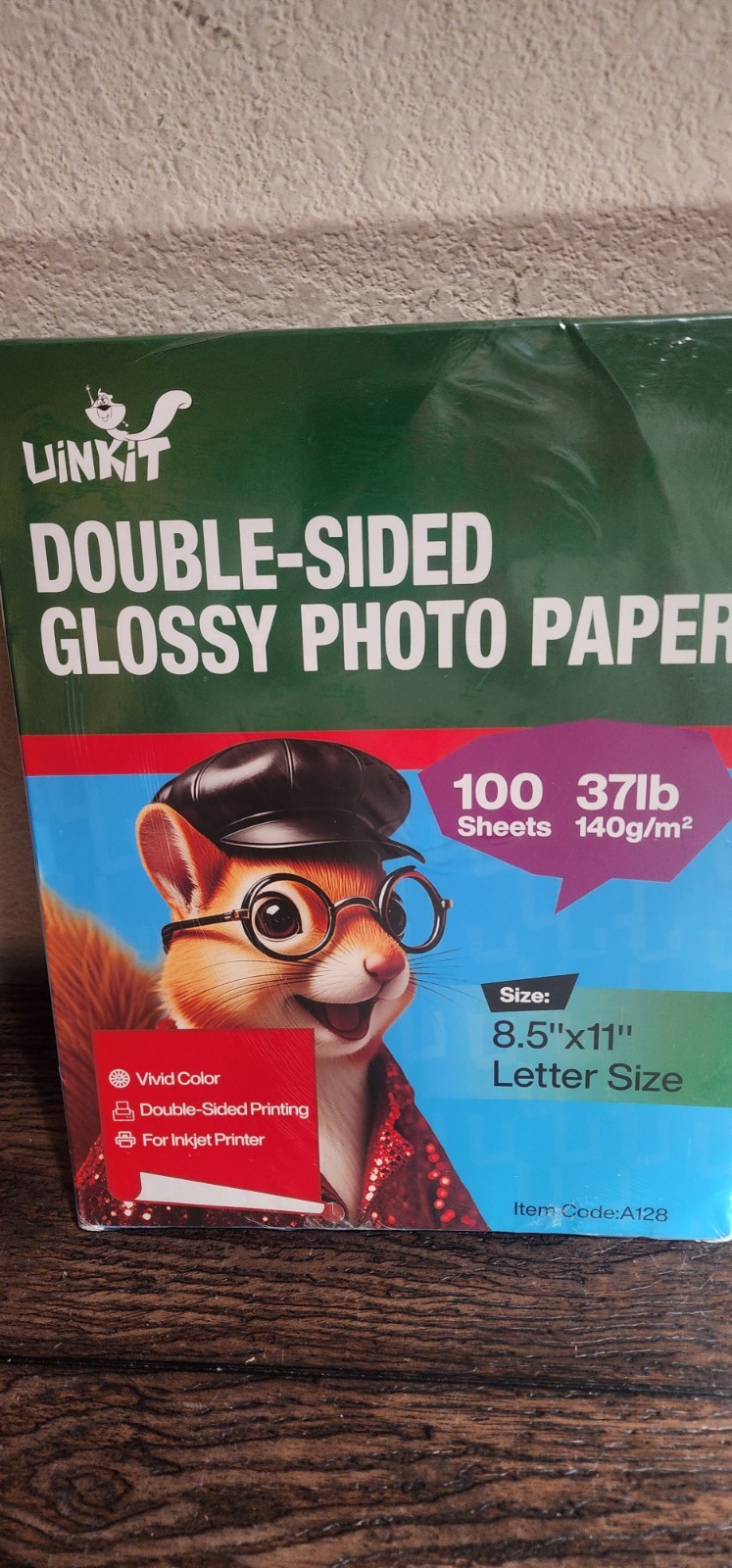 Uinkit 100 sheets Brochure Paper Glossy Double Sided 8.5x11 Inkjet 37lb 140gs...