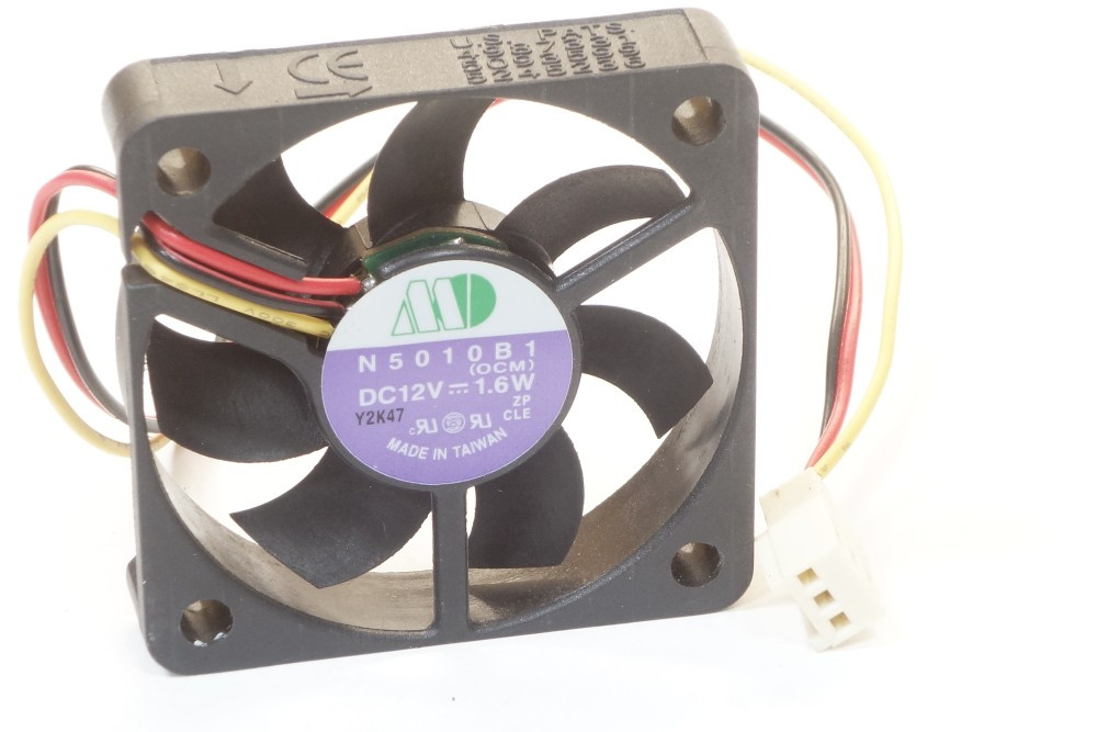 Motor One N5010B1 50x50x10mm Cooling Case Fan FAN 3-Pin DC 12V 1.6W 5600rpm