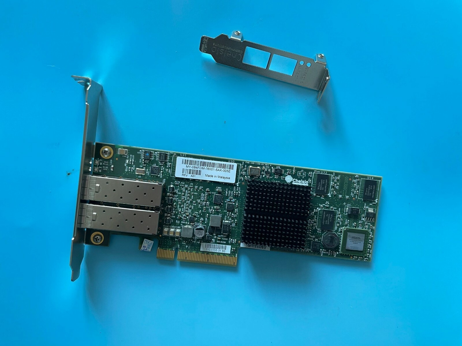 Chelsio Dual Port 10GB Adapter with  S320E-LP-CR 84FDM S320