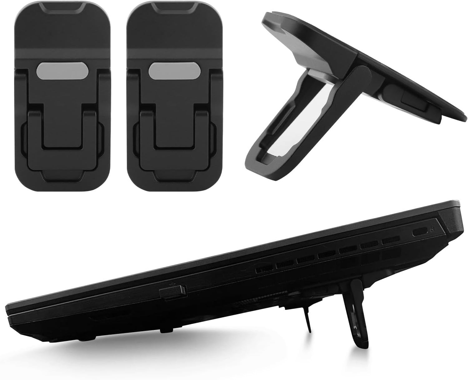 2 Pcs Adjustable Keyboard Lifter for Desk,Portable Anti-Slip Laptop Feet