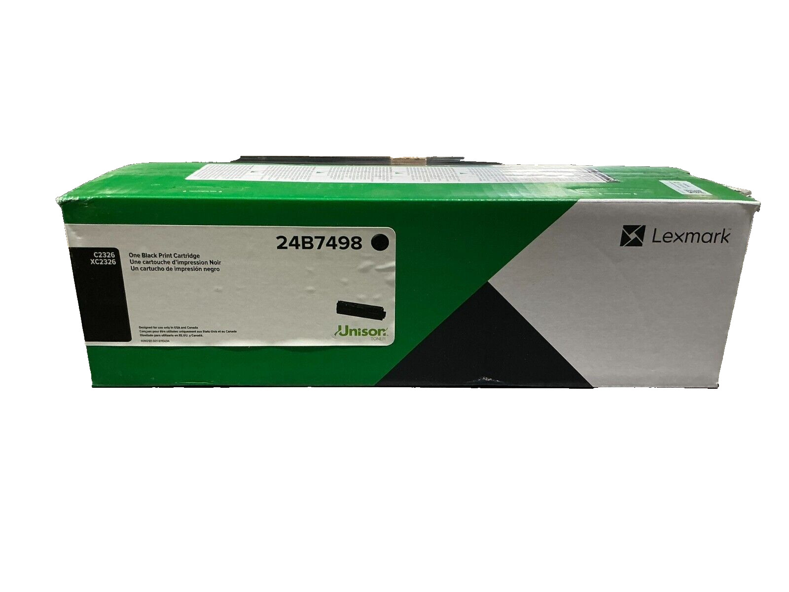 Genuine Lexmark Black Toner C2326/XC2326 (24B7498)