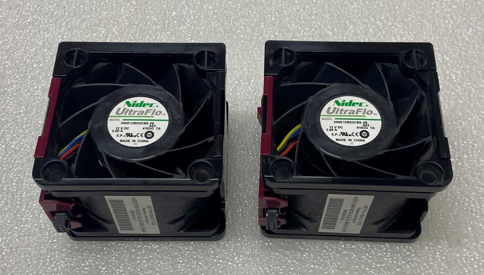 Lot of 2x 662522-001 HP DL380P Gen8 HEATSINK 654577-003