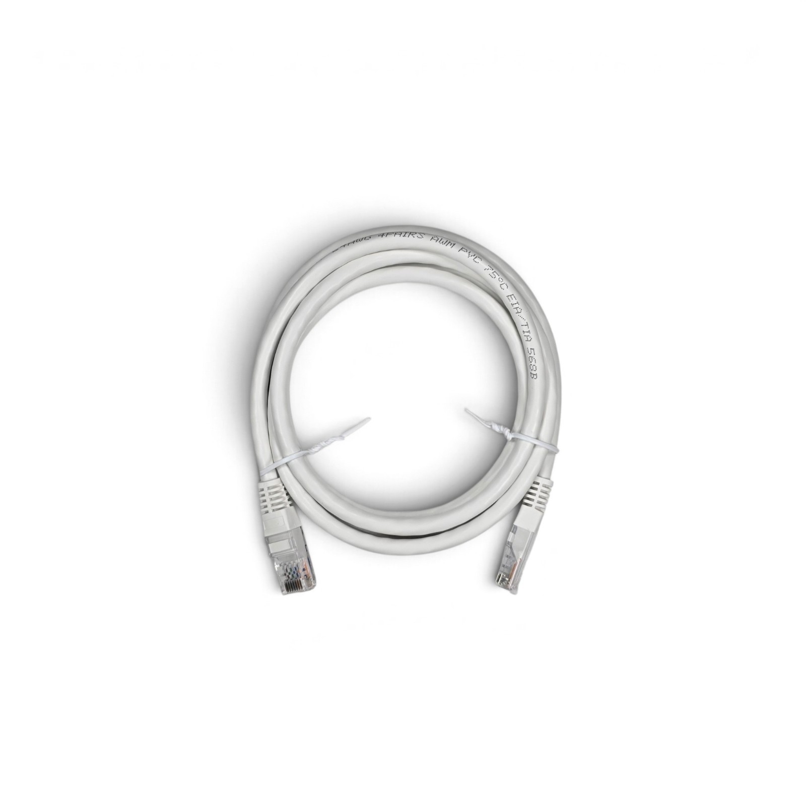 10 Pack Cat6a Ethernet Cable 5ft White UTP 24AWG RJ45 Network Patch Cords
