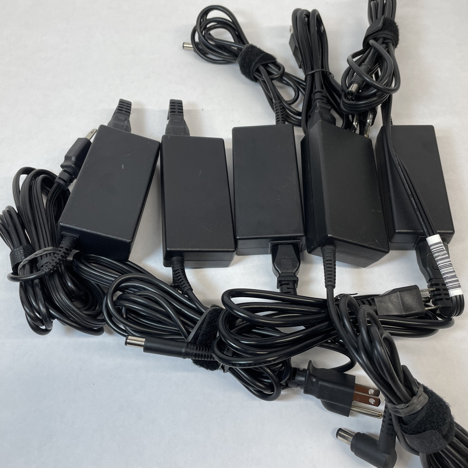 Lot of 10 HP OEM 65W 7.4mm Smart Pin AC Adapter Mixed Model