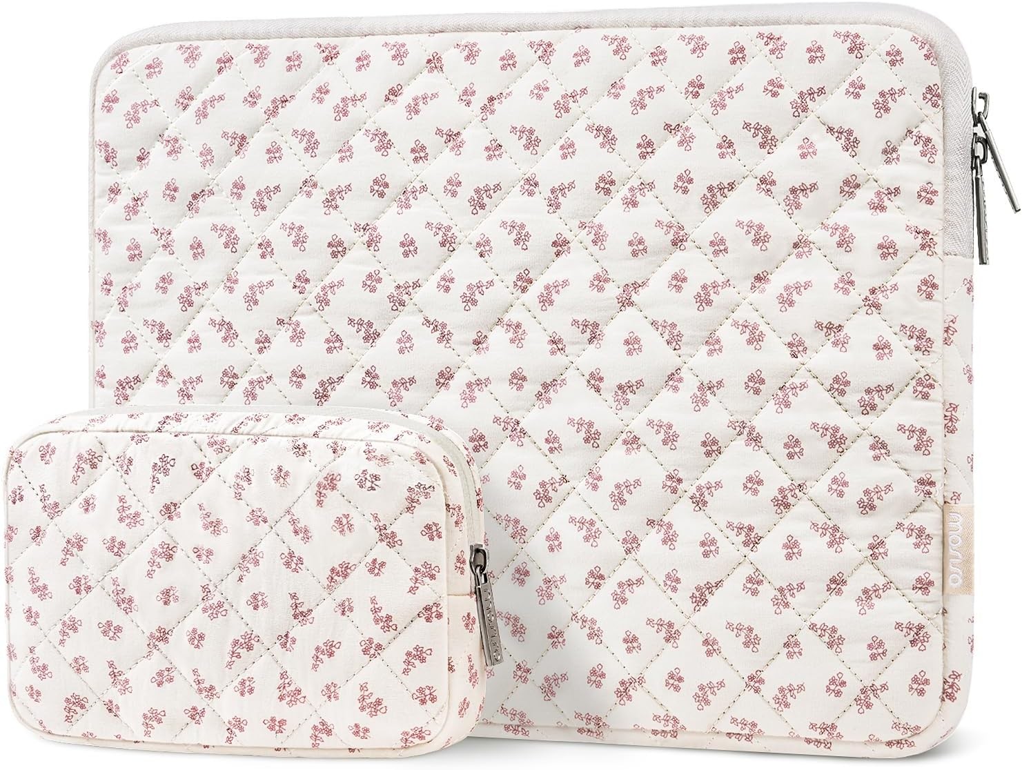 Laptop Case 16 inch, 15-15.6 inch Puffy Laptop Sleeve Bag, Pink | MacBook Pro 16
