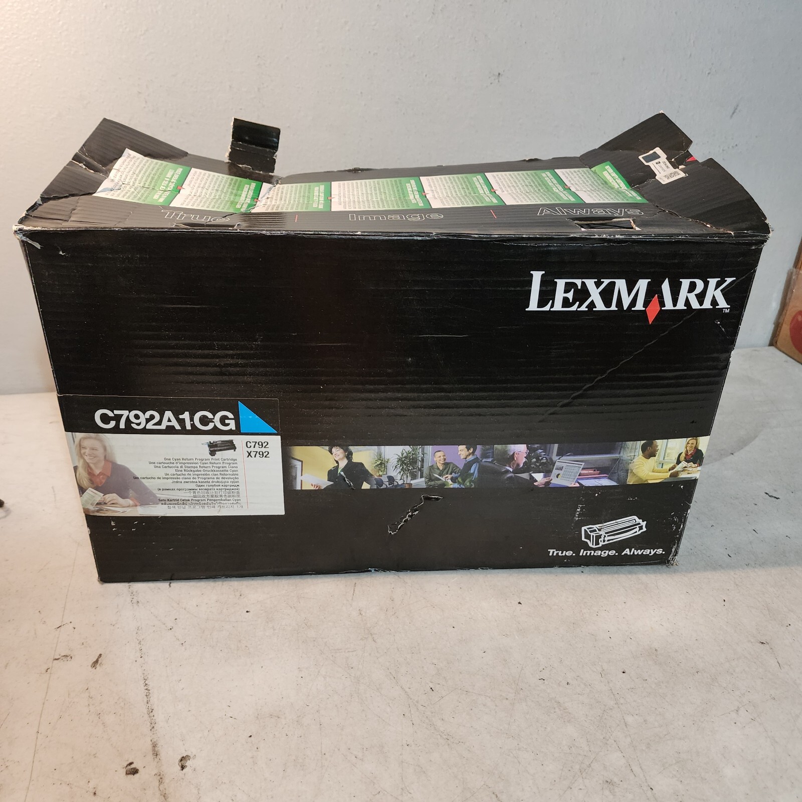 Lexmark C792A1CG Cyan Toner Cartridge Genuine New OeM Open Box 
