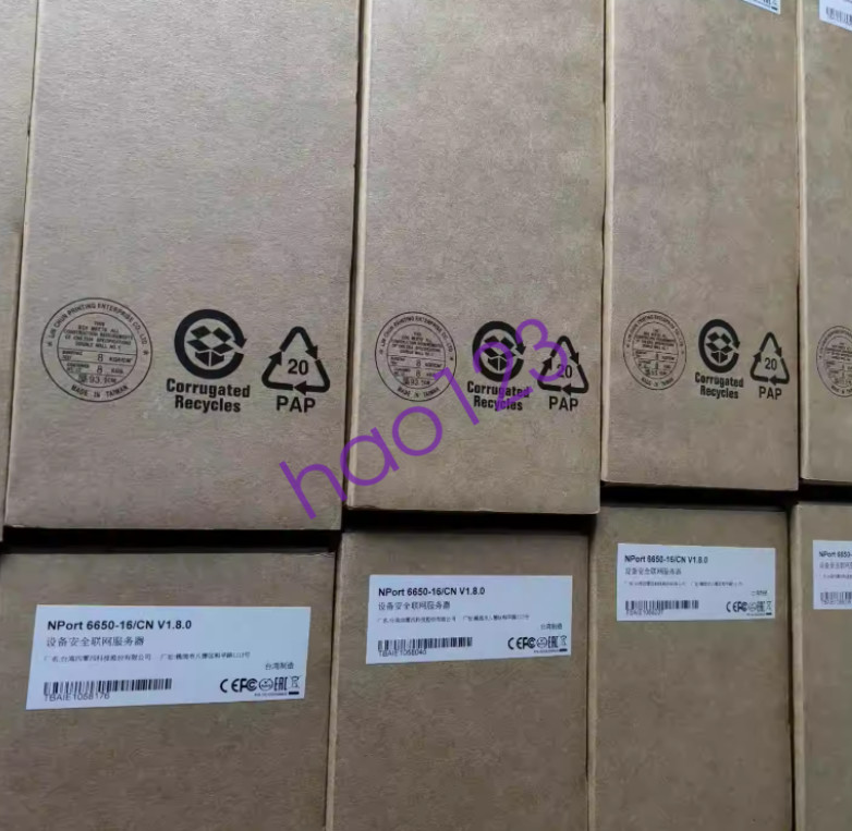 1PC NPort 6650-16/CN Serial Server DHL/FedEx