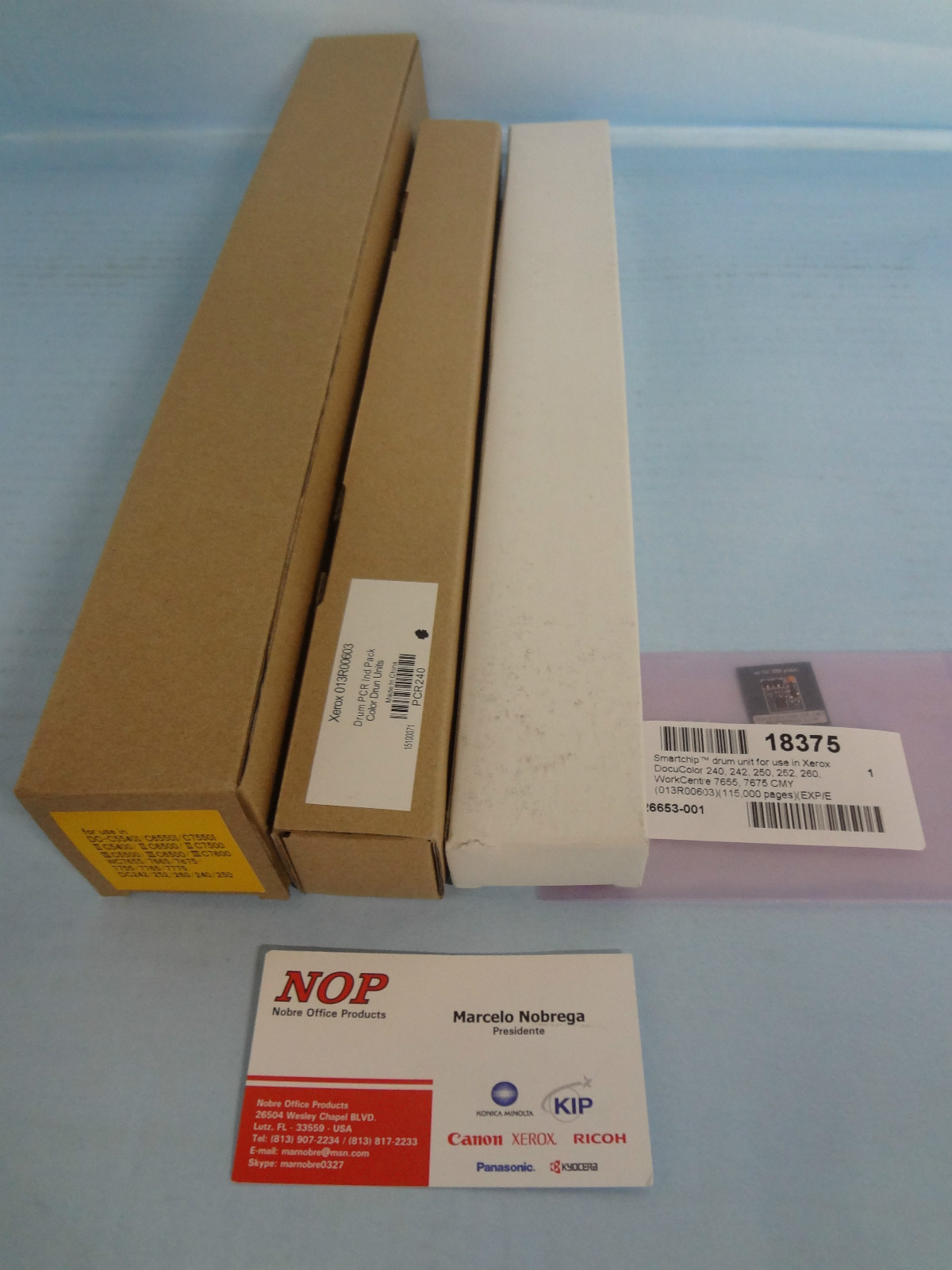 1 Drum + BLADE + PCR + CHIP  Color 013R00603 13R603 Xerox 7655, 7665, 7675, 7755