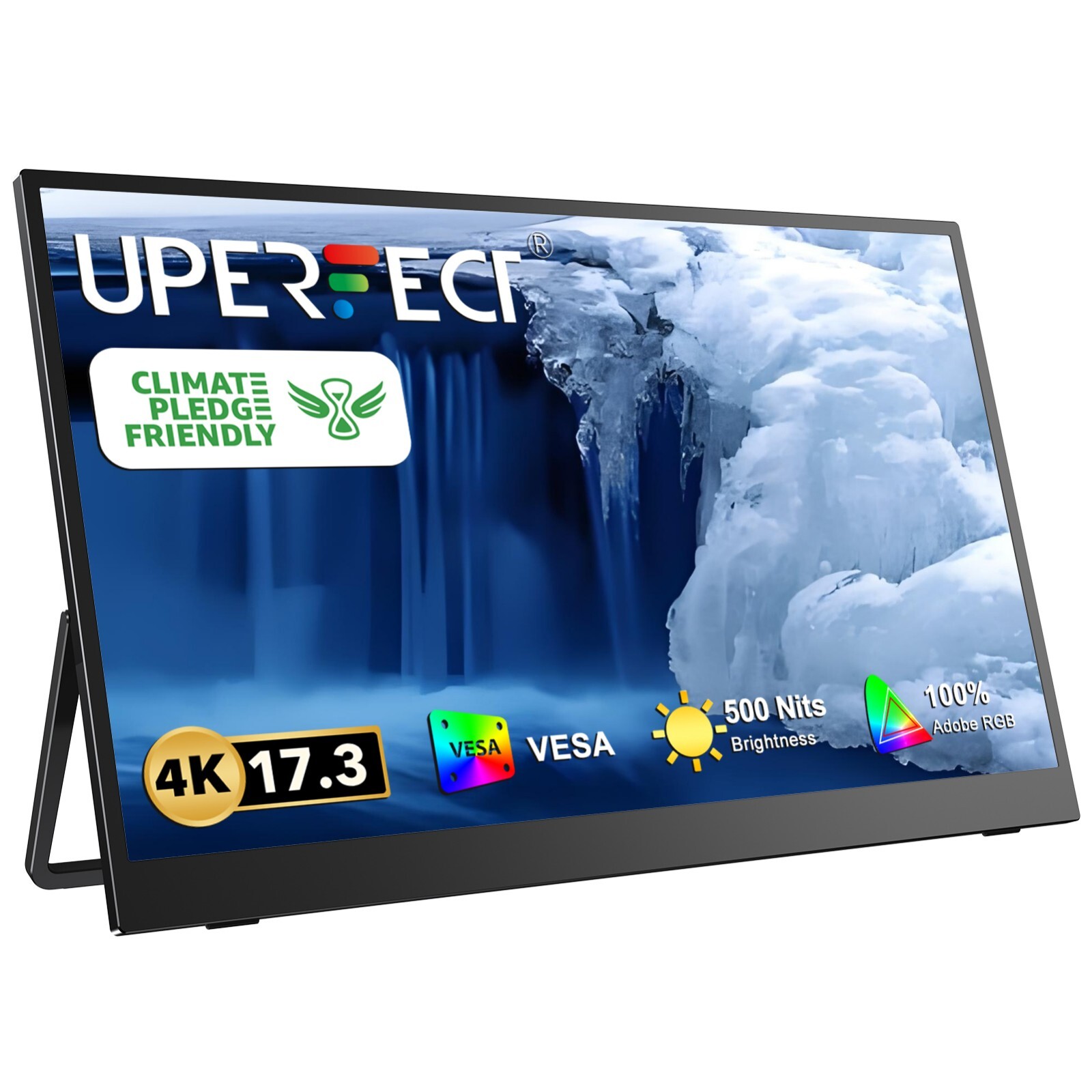 17.3 Inch 4K Portable Monitor 3840x2160 Display IPS Second Screen Monitor