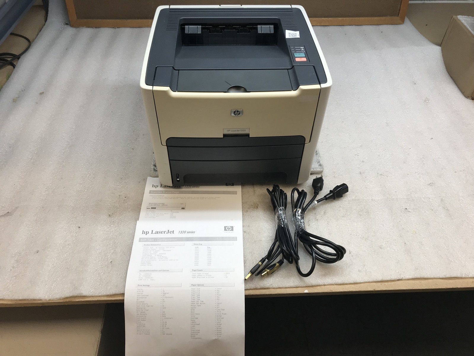 HP LaserJet 1320 Monochrome Laser Printer 85K Pages - Tested