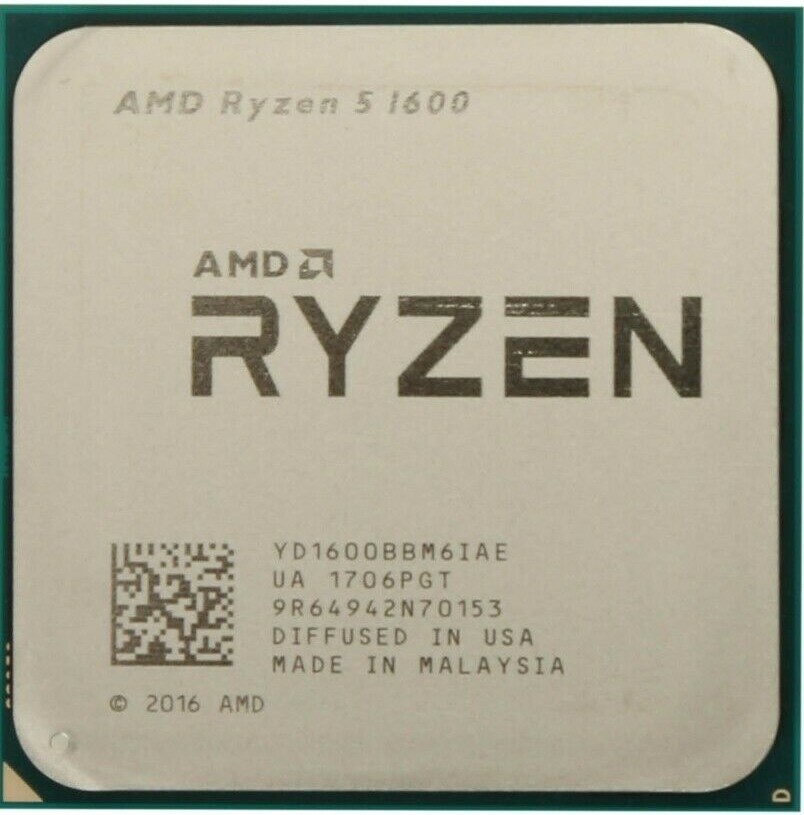 AMD Ryzen 5 1600 6-Core 3600GHz  Processor