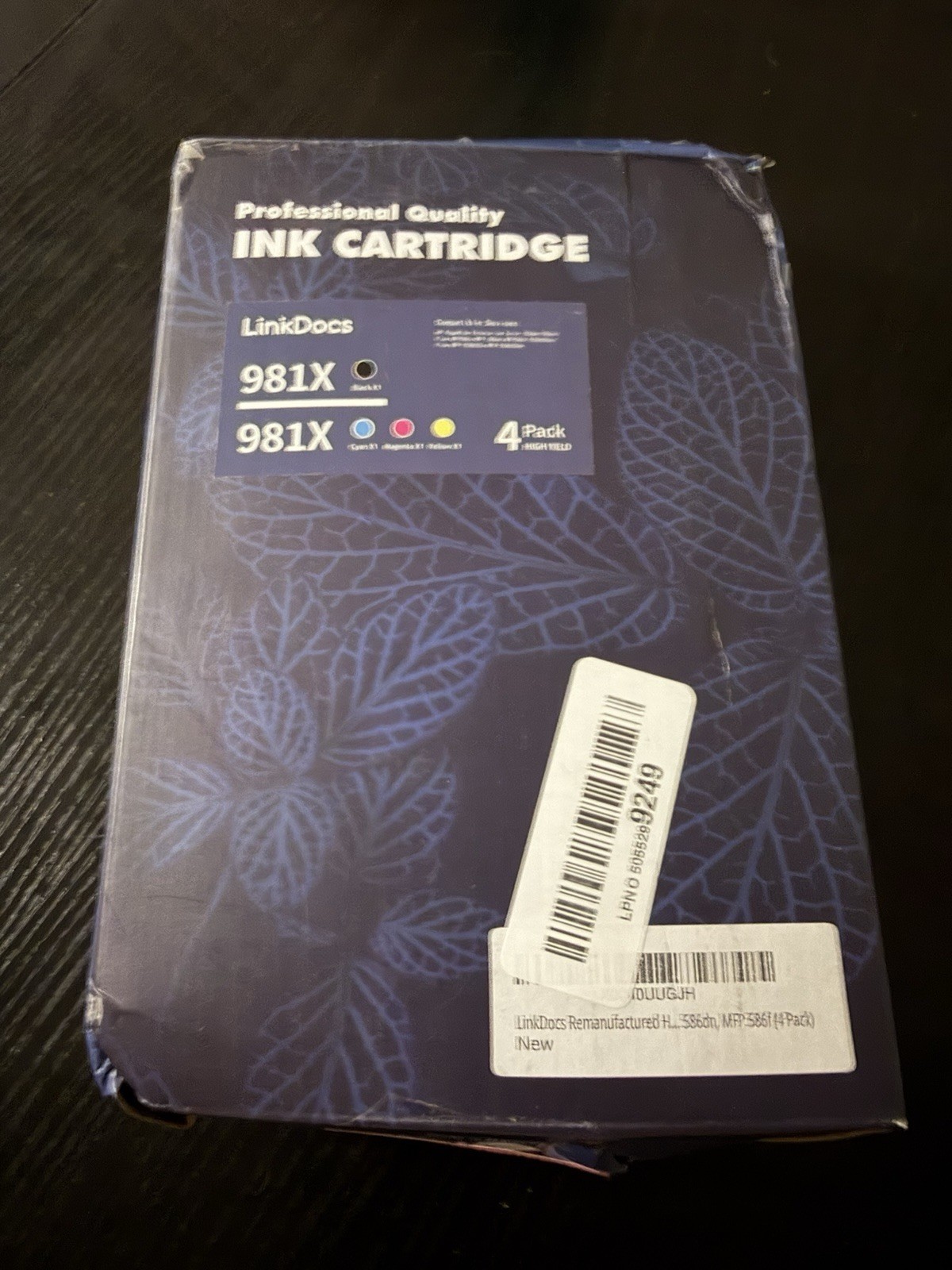 981 981X Ink Cartridges High Yield Compatible HP 981 Ink Cartridge use for HP